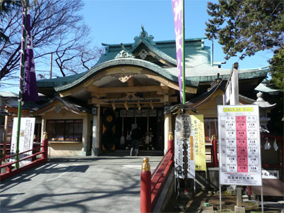 Suga Jinja (Suga Shrine) (Shinjuku Mini Museum) The Thirty-Six Poetic Geniuses